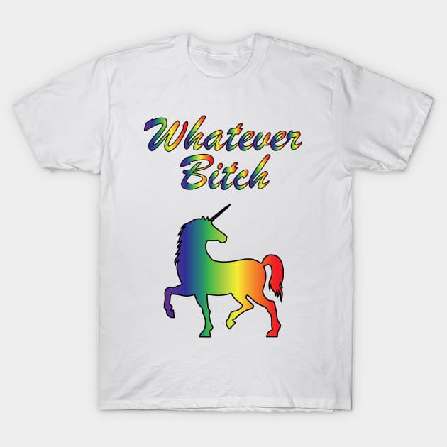 Whatever Unicorn T-Shirt by tk6189